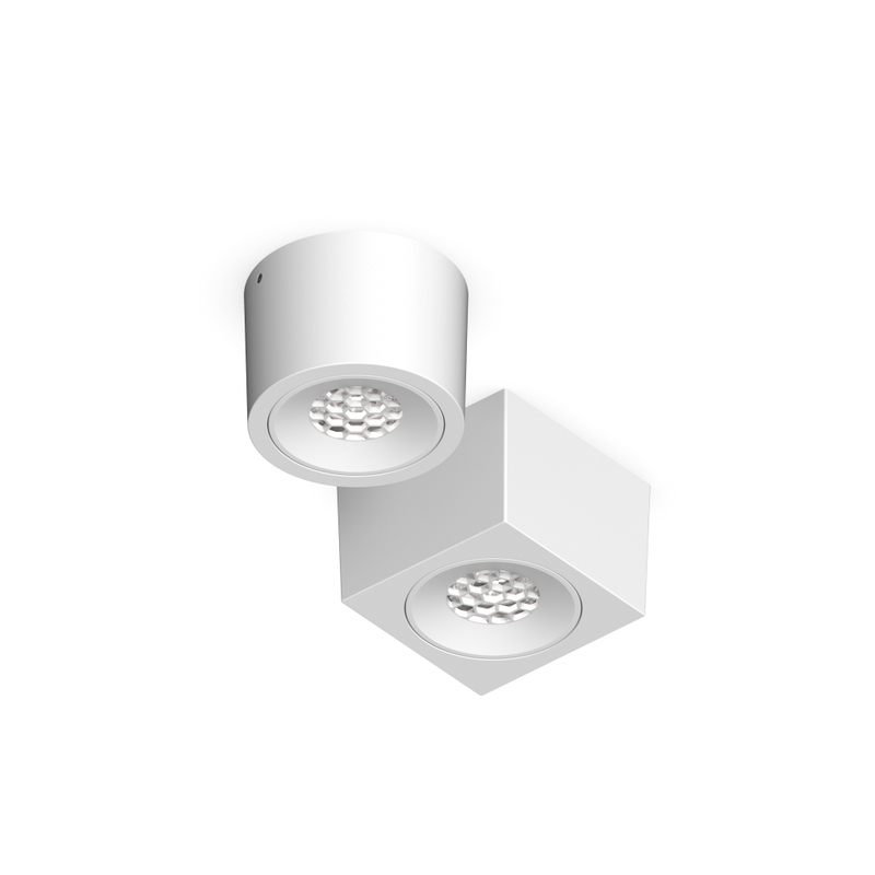Lin Series Recessed Surface Mounted Round Or Square Shape Anti Glare Ultra Thin Slim Downlight