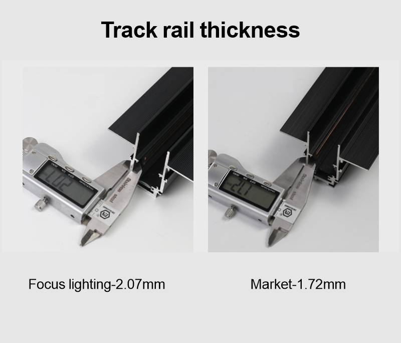Magnetic Suction LED Track Lighting System Commercial Track Light Rail Magnetic LED Track Light