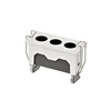 3 heads recessed downlight