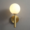 Living Room Corridor Indoor Outdoor Lighting Modern Luxury Wall Lamp Metal Base Copper Original Color And Clear Glass Wall Light