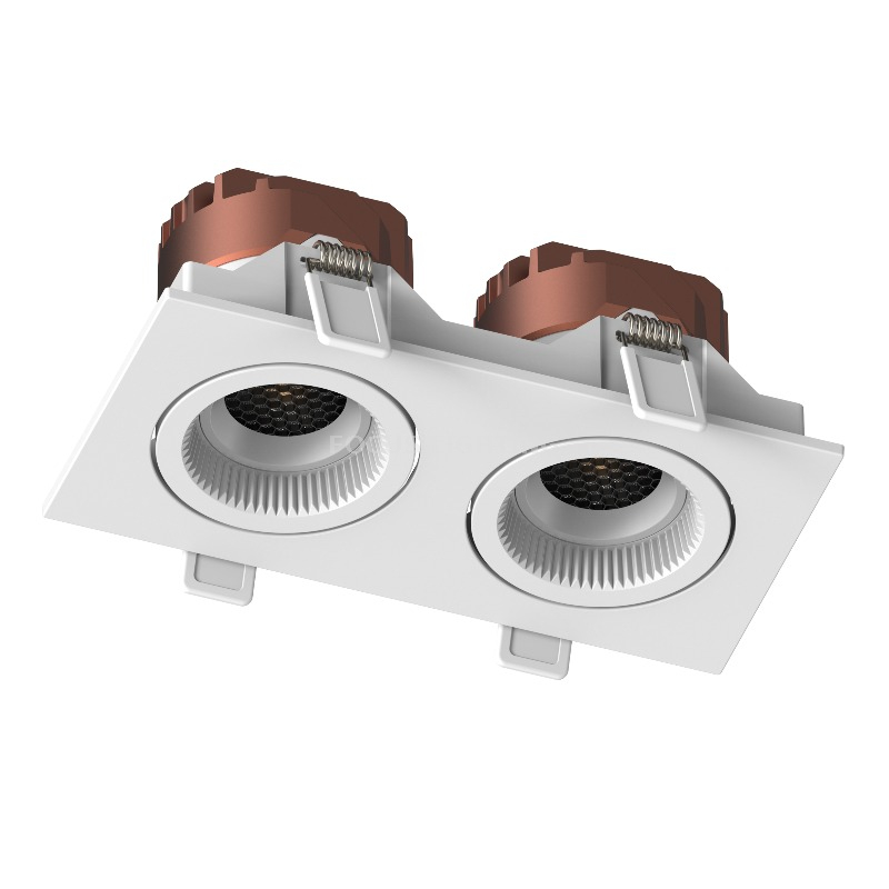 Zhao Series 6 Different Color Round Square Shape LED Recessed Downlight