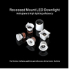 Zhao Series 6 Different Color Round Square Shape LED Surface Mounted Downlight