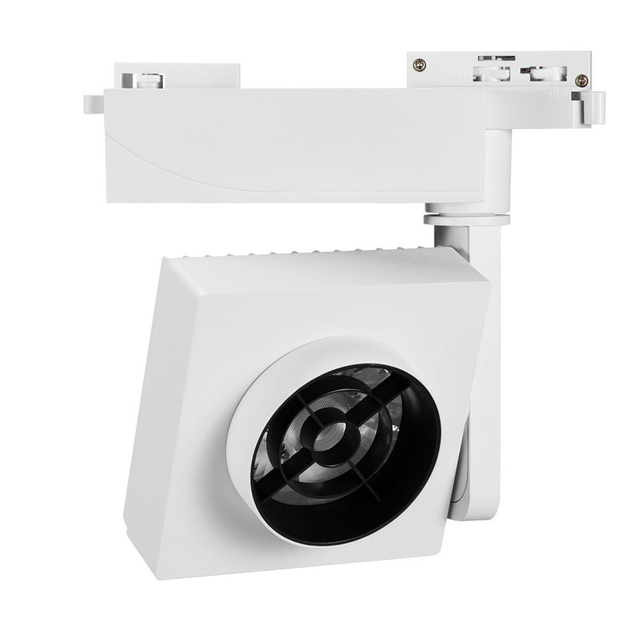 White Color High Power Anti-glare 32W 35W Ra80 Ra90 Ra97 COB LED Spotlight COB LED Square Track Spot Light