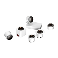 Zhou Series Recessed Surface Track Pendant Installation LED Down Light Fixture