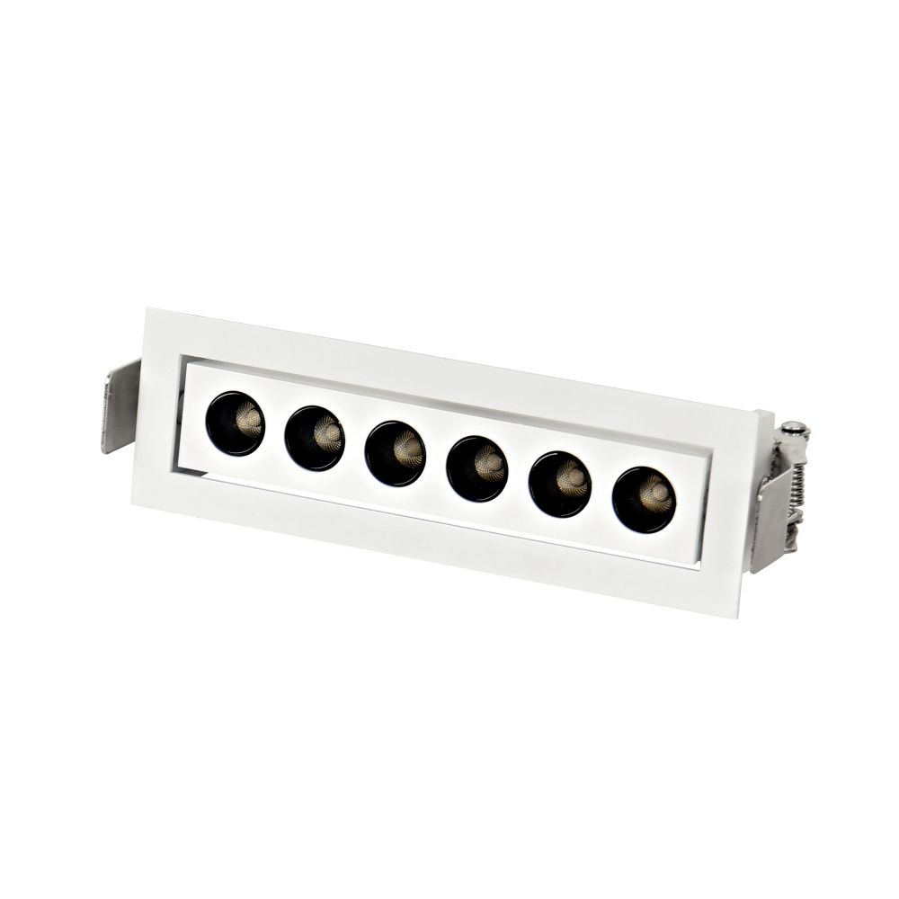 6 heads 9w led recessed downlight