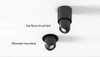 Modern Indoor Surface Mounted Anti Glare 10W 355 Degree Rotation Adjustment Ceiling Light Cylindrical LED Spotlight