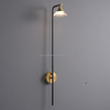 Living Room Corridor Indoor Outdoor Lighting Modern Luxury Wall Lamp Metal Base Copper Original Color And Clear Glass Wall Light