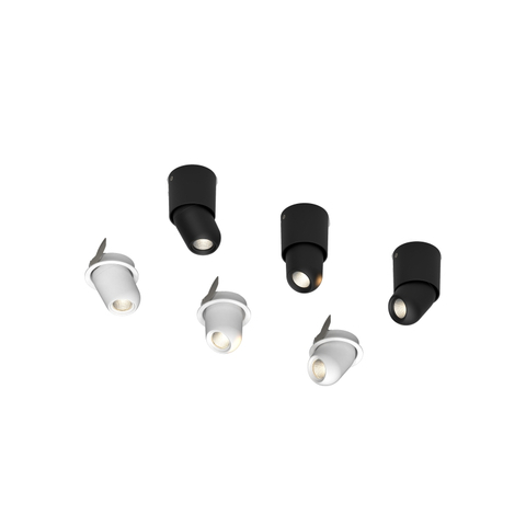 Modern Indoor Surface Mounted Anti Glare 10W 355 Degree Rotation Adjustment Ceiling Light Cylindrical LED Spotlight
