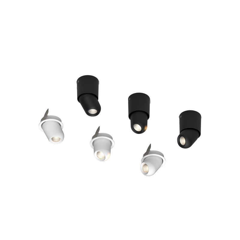 Xie Series UGR=0 No Glare Design Recessed And Surface Spot Down Light