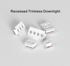 Single Head White Dimmable Recessed Trimless Fixed LED Grille Light 5W 10W 15W 20W Square Adjustable Dimmable LED Downlight