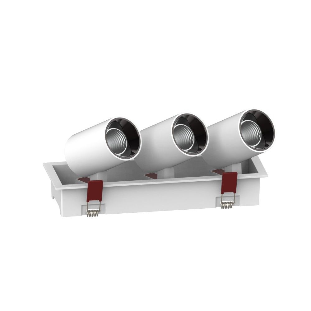 360 Degree Rotation Square AC220-240V LED Downlight Die-Cast Aluminum CCT 2700K 3000K 3500K 4000K 5000K LED Recessed Spotlight
