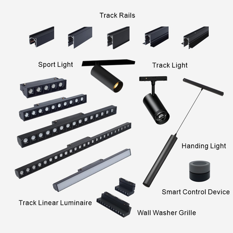 M35 Hu Series Magnet Track Lighting for Villa, Church, Commercial Building