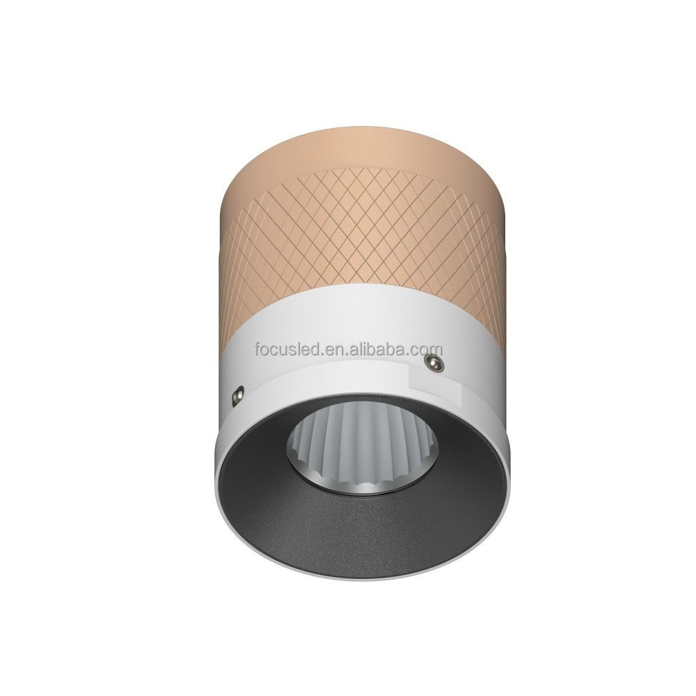 European Anti Glare Bedroom Recessed Trim Fixed 12W LED Ceiling Downlight Kitchen Indoor Variable Dimmable White Spot Lights