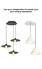 Guo Series 4 Bulbs 3 Reflectors Free Combine DIY for Any Space Ceiling Down Light