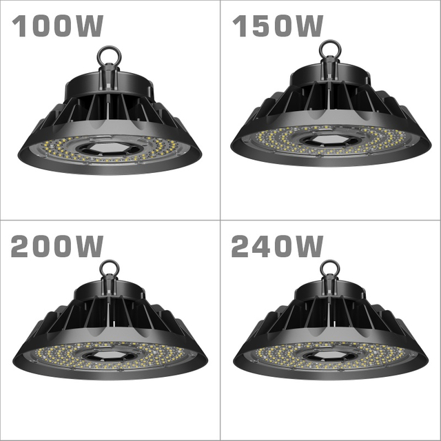 Industrial Warehouse IP65 100W 150W 200W 240W Highbay UFO LED High Bay Light