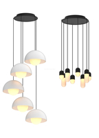 Guo Series 4 Bulbs 3 Reflectors Free Combine DIY for Any Space Ceiling Down Light