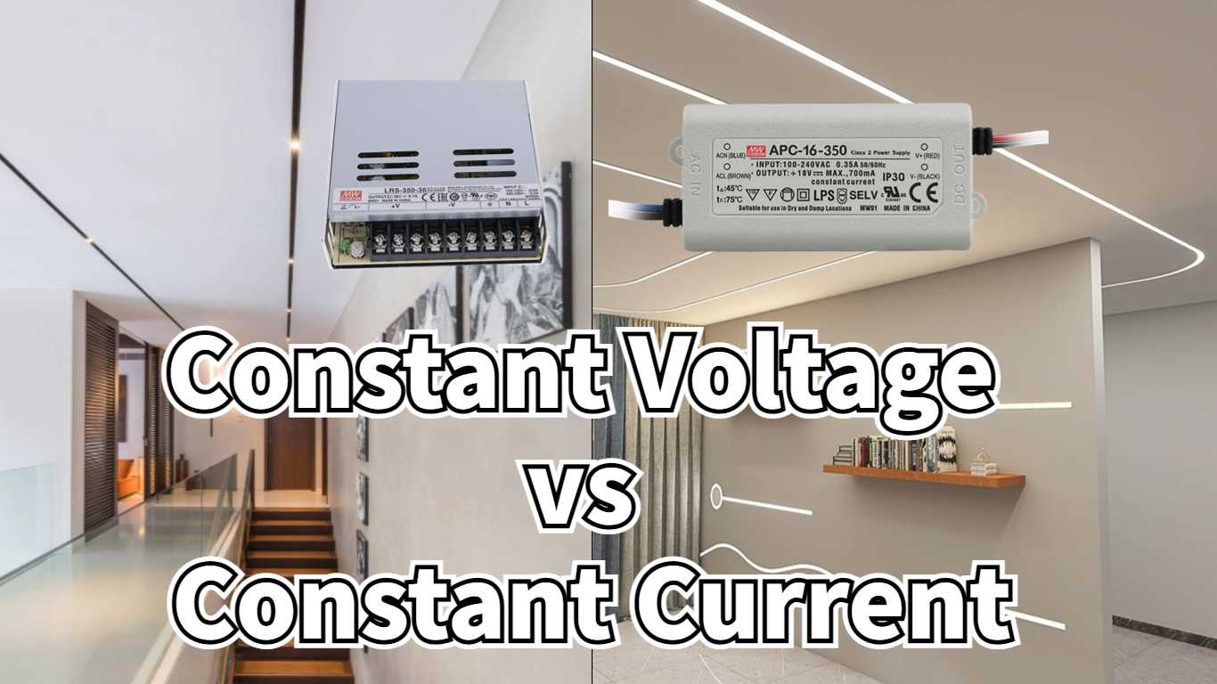 constant voltage vs constant current led driver and their application for LED lighting