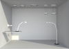 Round Linear Pendant Light Suspend Up And Down Lighting 6 Colors Optional 40W 54W 60W LED Architectural Modern Pendant Lighting