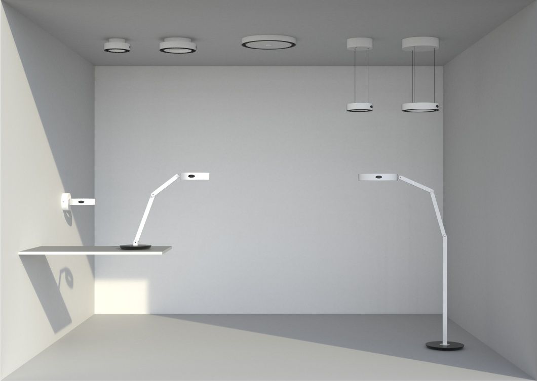 Round Linear Pendant Light Suspend Up And Down Lighting 6 Colors Optional 40W 54W 60W LED Architectural Modern Pendant Lighting