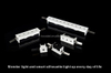 Linear Rectangle Spotlight Anti Glare LED Wall Washer Lamp Recessed Ceiling Light 3 Heads Mini Grille 2W 4W 6W 10W 20W DownLight