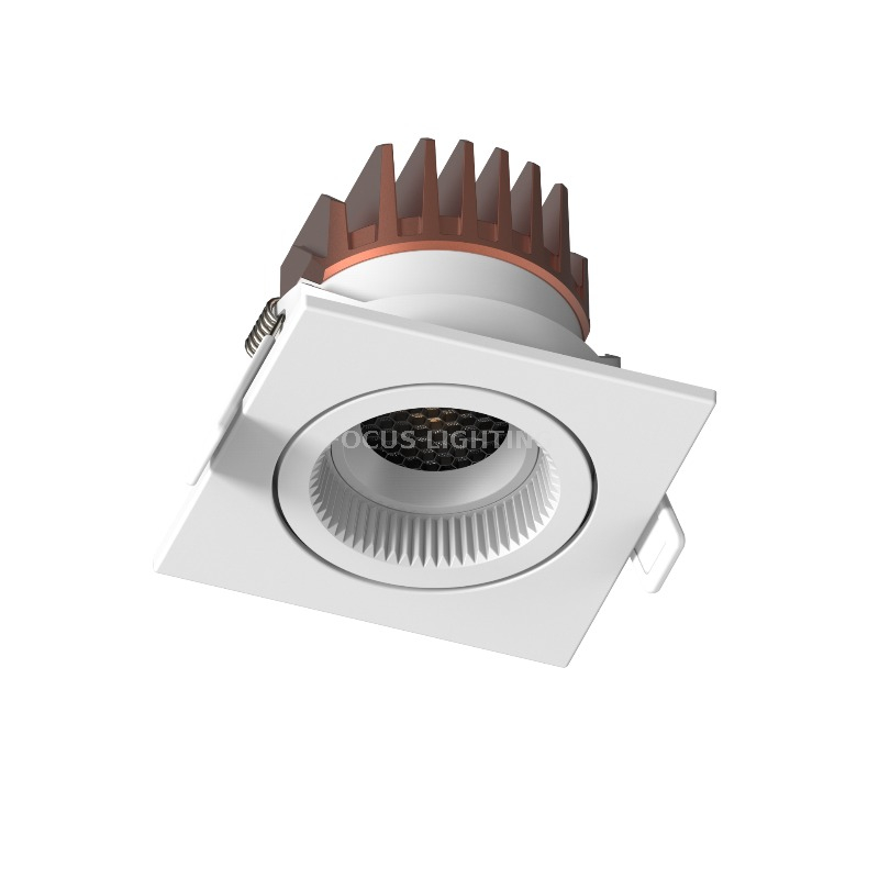 Zhao Series 6 Different Color Round Square Shape LED Recessed Downlight