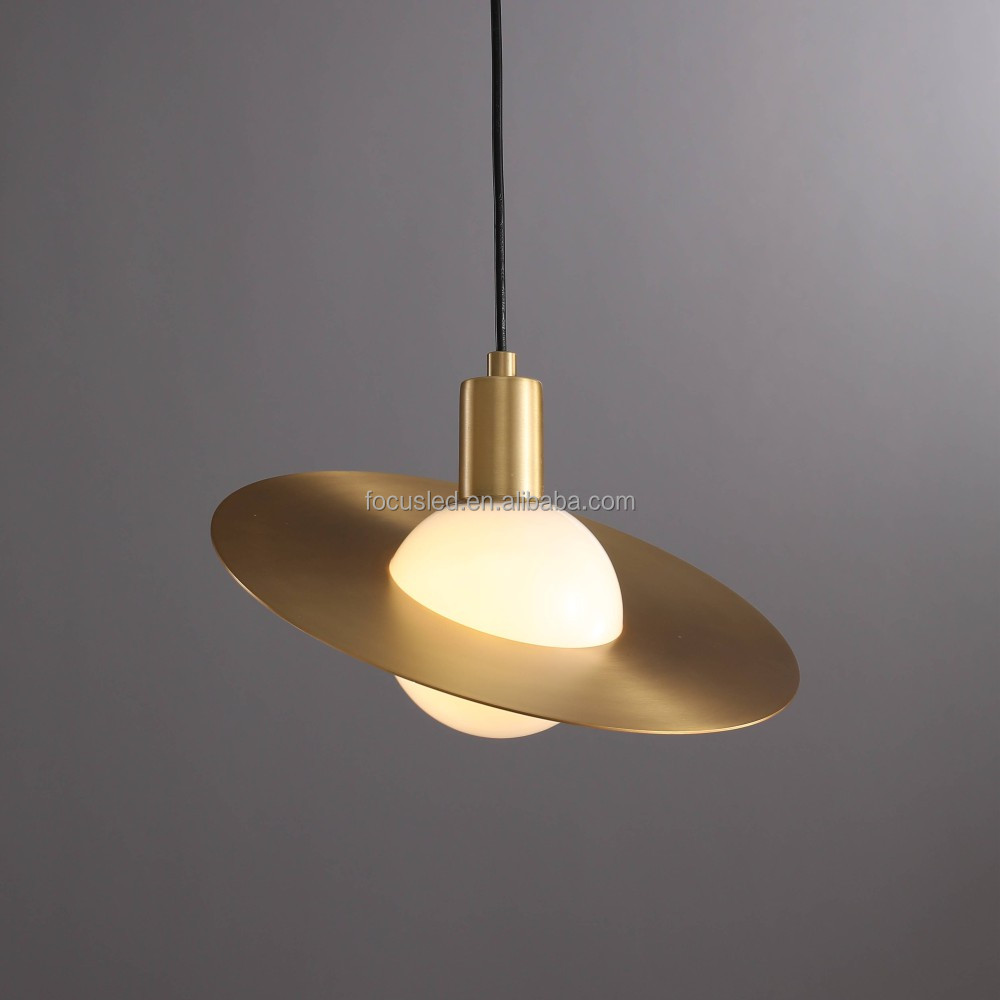 Round Ball Brass Material Chandelier