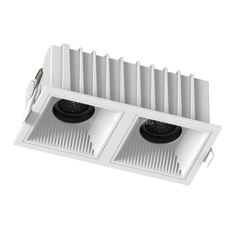 Zhao Series 6 Different Color Round Square Shape LED Recessed Downlight