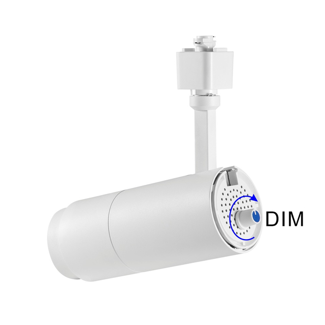 10W 12W 15W 20W White Color Focus Beam Angle Retractable Adjustable Changeable Focusable Zoomable COB LED Track Light for BAR